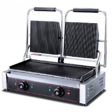 Q-Gastro Contactgrill panini 230V (Nieuw!!), Ophalen of Verzenden, Nieuw in verpakking