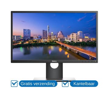 Dell P2217H 22 inch Full HD beeldscherm zwart, Ophalen of Verzenden, Gebruikt, 5 ms of meer, Dell