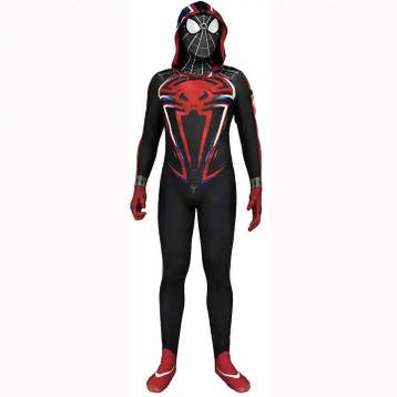 Miles Morales met hoodie - 104 (3-4 Jaar) - Verkleedkleding, Ophalen of Verzenden, Nieuw