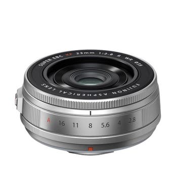 Fujifilm XF 23mm F2.8 R WR Pancake Objectief Zilver - Nieuw!, Ophalen of Verzenden, Nieuw, Groothoeklens