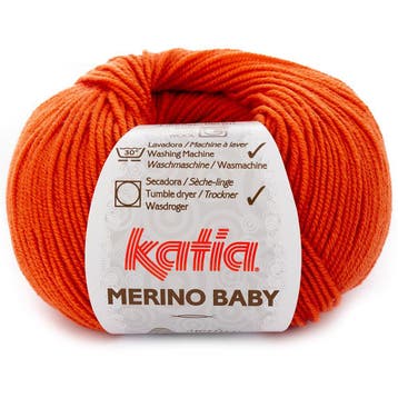 Katia Concept Merino Baby - 49 oranje - Wol Garen, Ophalen of Verzenden, Nieuw