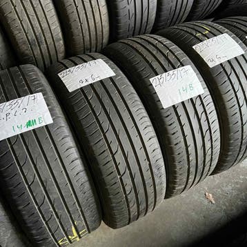 4 x Continental PremiumContact 2 215-55-17 Zomerbanden 6mm, 17 inch, Ophalen of Verzenden, Band(en), Personenwagen
