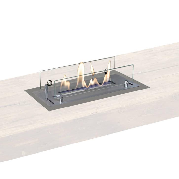 Xaralyn Bio-ethanol brander S met inbouwprofiel Geborsteld, Huis en Inrichting, Haarden, Elektrische haard, Nieuw, Verzenden