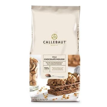 Callebaut Chocolade Mousse poeder, Melk 800 gram, Verzenden, Nieuw