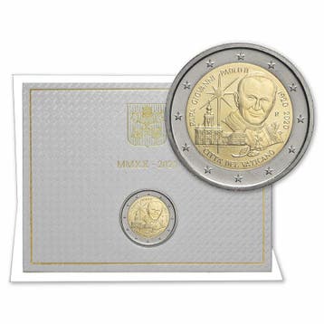 Vaticaan 2 Euro Johannes Paulus II 2020 BU, Verzenden