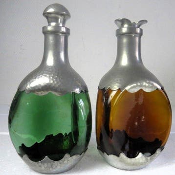 A.D. Copier - Container - Tin, Glas - George Nilsson Leerdam