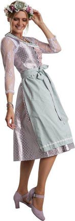 2dekans | Dressforfun Midi-Dirndl Oberammergau model 2 L -, Ophalen of Verzenden, Zo goed als nieuw