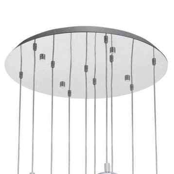 EGLO Conessa - Luxe hanglamp - 10 Lampen - Ø580mm. - Chroom, Huis en Inrichting, Lampen | Hanglampen, Verzenden, Nieuw