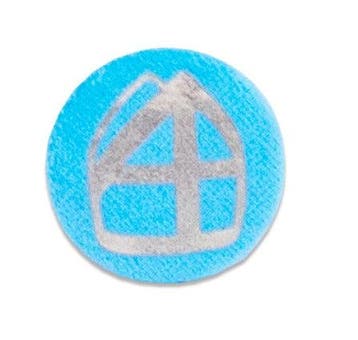 Mijterbutton Turquoise, Diversen, Verzenden, Nieuw