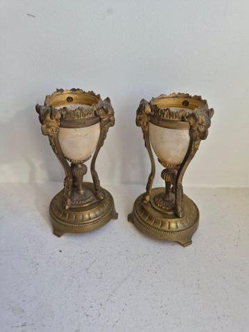 Cassolette (2) - Verguld brons