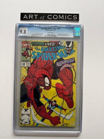 The Amazing Spider-Man #345 - CGC 9.8 - 2nd Appearance, Nieuw