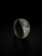 Oud-Romeins, Keizerrijk Brons Ring - 1e tot 3e eeuw na