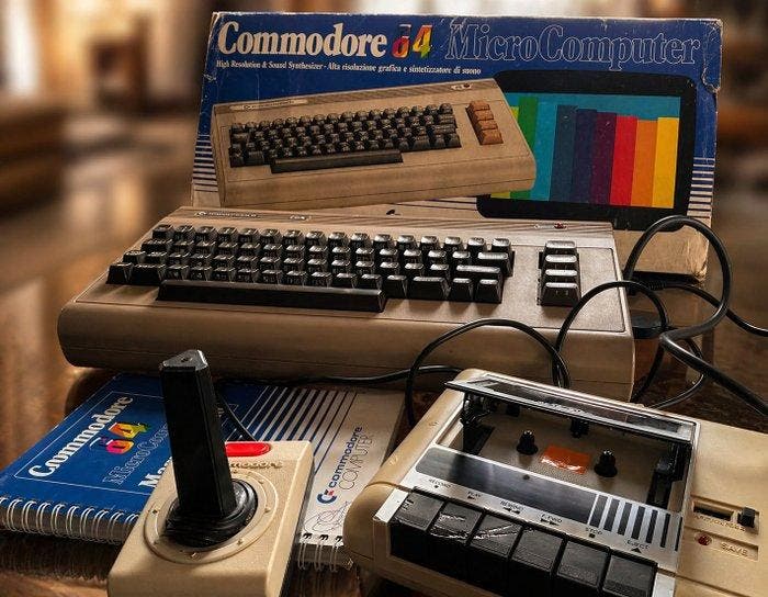 Commodore 64 Set completo con doppia scatola, Datasette C2N,, Spelcomputers en Games, Spelcomputers | Overige Accessoires