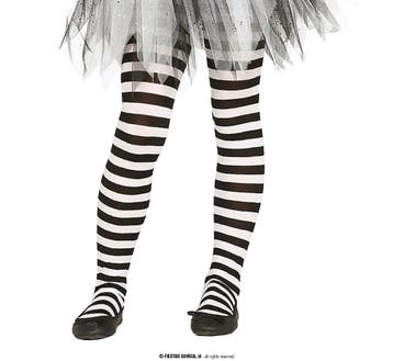 Pantykousen Zwart/Wit Kind, Kleding | Dames, Carnavalskleding en Feestkleding, Ophalen of Verzenden, Nieuw