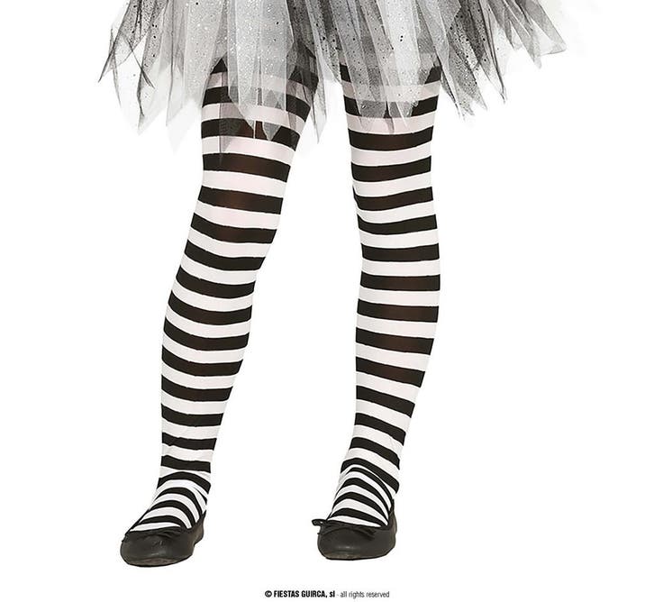 Pantykousen Zwart/Wit Kind, Kleding | Dames, Carnavalskleding en Feestkleding, Nieuw, Ophalen of Verzenden