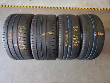295/30/20 245/35/20 MICHELIN CUP2 ZOMERBANDEN 5,9/6,3MM PROF, Auto-onderdelen, Banden en Velgen, Ophalen, Gebruikt, 295 mm, Band(en)