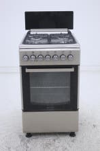 OP=OP! ZWART OF RVS kwalitatieve gasfornuis! 50+60cm NIEUW!, Grill, Nieuw, Energieklasse A of zuiniger, Gas