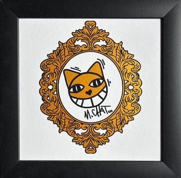 M.Chat (Thoma Vuille) (1977) - Le Chat doré dans son cadre