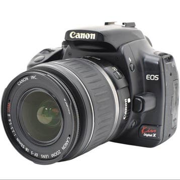 Canon EOS 400D / kiss X + EF-S 3.5-5.6/18-55mm II USM, Nieuw
