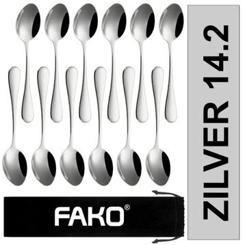Fako Bijoux - Koffielepel XL / Dessertlepel Classic - 14cm -, Verzenden, Nieuw