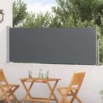 vidaXL Uittrekbaar Zijscherm Antracietkleurig 300 x 100 cm, Tuin en Terras, Verzenden, Nieuw