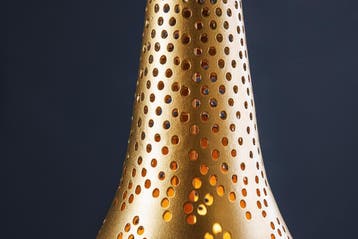 Hanglamp ORIENT LIVING 50 cm ijzer met gouden decoratie -, Ophalen of Verzenden, Nieuw