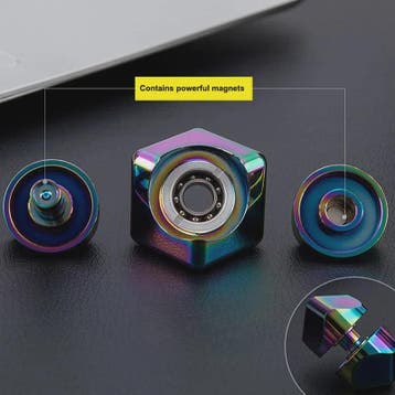 Alloy Cube Spinner Fidget Toy: Anti-Stress, Focus & Draagbaa, Verzenden, Nieuw