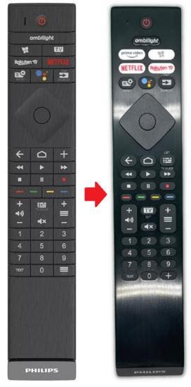 Alternatieve Philips 996592007461 afstandsbediening, Verzenden, Nieuw
