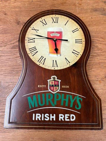 Murphys - Murphy’s horloge - Reclamebord - Hout
