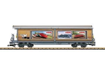 LGB 48576 Schiebewandwagen Metallrader (Goederenwagons), Overige typen, Nieuw, Ophalen of Verzenden, LGB