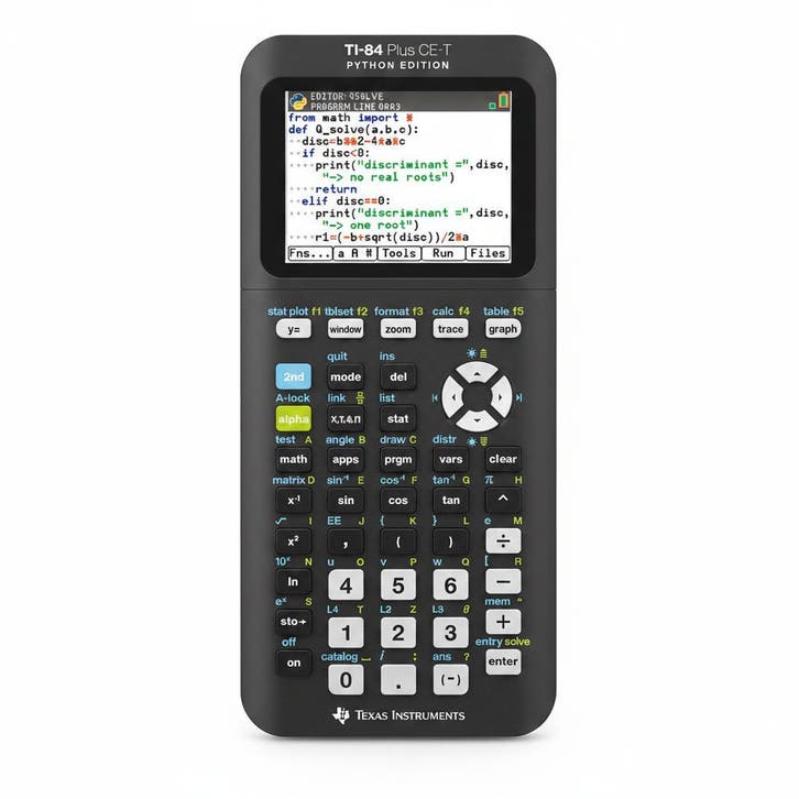 TI-84 Plus CE-T Python edition (Refurbished), Diversen, Rekenmachines, Nieuw, Verzenden