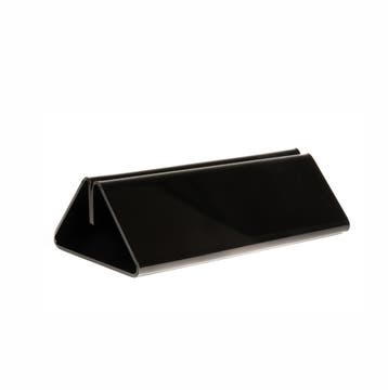 14,8cm - Glanzend Zwarte Menukaarthouder / Houder / Stan...