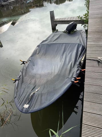 Verano 410 motorboot – inclusief buitenboordmotor en afdekze, Watersport en Boten, Benzine, Overige merken, Ophalen, Afdekzeil