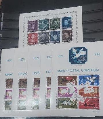 Portugal 1949/1993 - Lotto nr. 75 Portugal: strookjes en, Gestempeld