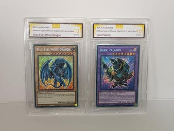 Konami - 2 Card - Yu-Gi-Oh! - Blue-Eyes White Dragon & Dark, Nieuw