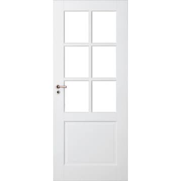 Skantrae binnendeur SKS1220 68x231,5 (Wit, Stomp), Minder dan 80 cm, 215 cm of meer, Binnendeur, Nieuw
