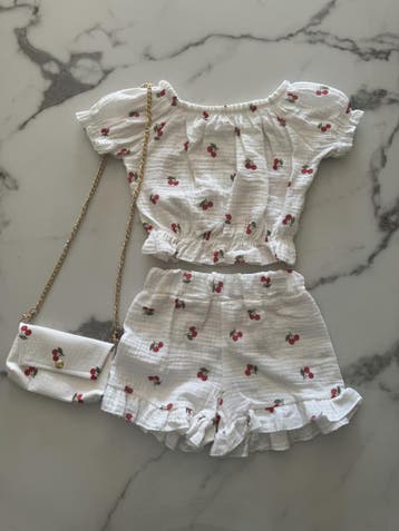Meisjes 3 delig setje Cherry, Verzenden, Nieuw, Overige maten