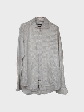 Tommy Hilfiger Casual Shirt Heren maat M Wit Vintage, Ophalen of Verzenden, Gedragen, Wit, Tommy Hilfiger
