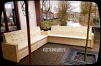 Houten Hoekbanken, div. Modellen in alle maten te bestellen, Tuin en Terras, Stoel, Nieuw, Ophalen of Verzenden, 8 zitplaatsen