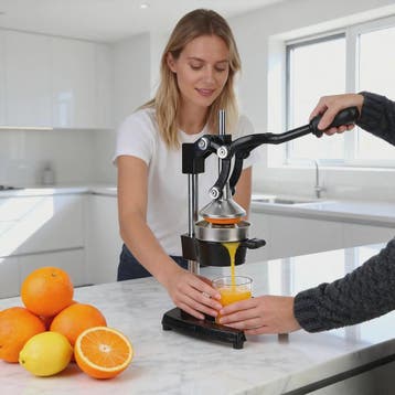 Professionele Handmatige Citruspers van Gietijzer - Zwaar Ui, Verzenden, Nieuw