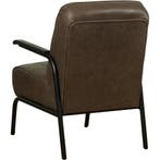 Leren fauteuil Ahead - Vintage Elephant (donkerbruin), Huis en Inrichting, Fauteuils, Bohemian, Eigentijds, Industrieel, Klassiek, Modern, Retro, Romantisch, Scandinavisch, Vintage