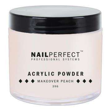 Nail Perfect  Makeover Acrylic Powder  Peach  25 gr, Verzenden, Nieuw
