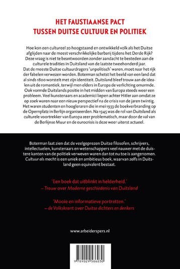 Cultuur als macht 9789029586030 Frits Boterman, Boeken, Verzenden, Gelezen, Frits Boterman