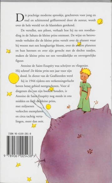 De kleine prins 9789061005438 Antoine de Saint-Exupéry, Boeken, Literatuur, Verzenden, Gelezen, Antoine de Saint-Exupéry