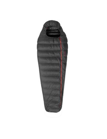 Patizon mummyslaapzak R 600 L Jet Black 200 -26°C - Zwart, Caravans en Kamperen, Verzenden, Nieuw