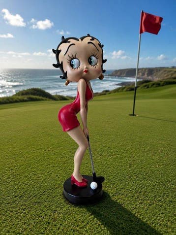 Figuur - ***BETTY BOOP on RETRO VESTA***– Pop-Art