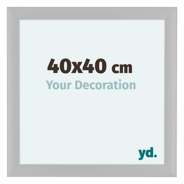 Fotolijst 40x40 cm - Wit - Houtnerf - MDF - Como, Huis en Inrichting, Woonaccessoires | Lijsten, Nieuw, Verzenden