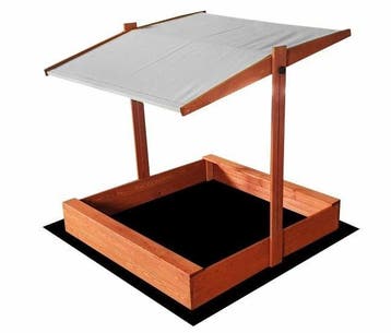 Houten Speelbak 120x120 | UV-bestendig Dak | A-kwaliteit..., Kinderen en Baby's, Speelgoed | Buiten | Zandbakken, Ophalen of Verzenden