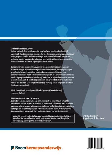 Commerciële calculaties / 2019 / Theorieboek / Scoren.info, Verzenden, Zo goed als nieuw, E. Lockefeer