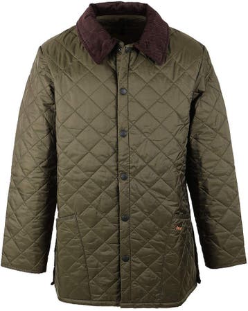 Barbour Liddesdale Quilt Groen maat L Heren, Maat 52/54 (L), Barbour, Verzenden, Nieuw